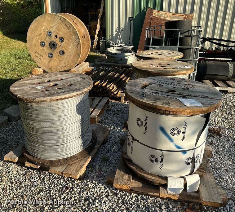 image for item OF9042 (6) spools of cable