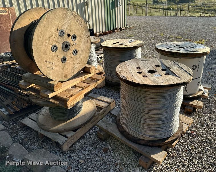 image for item OF9042 (6) spools of cable