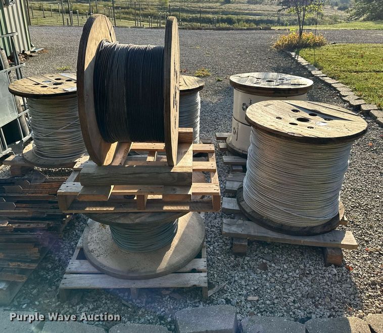 image for item OF9042 (6) spools of cable