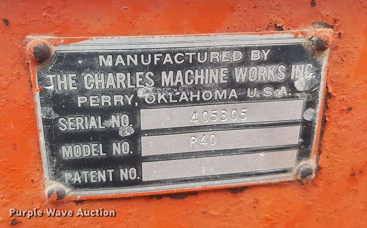 image for item OF9516 1978 Ditch Witch R40  trencher