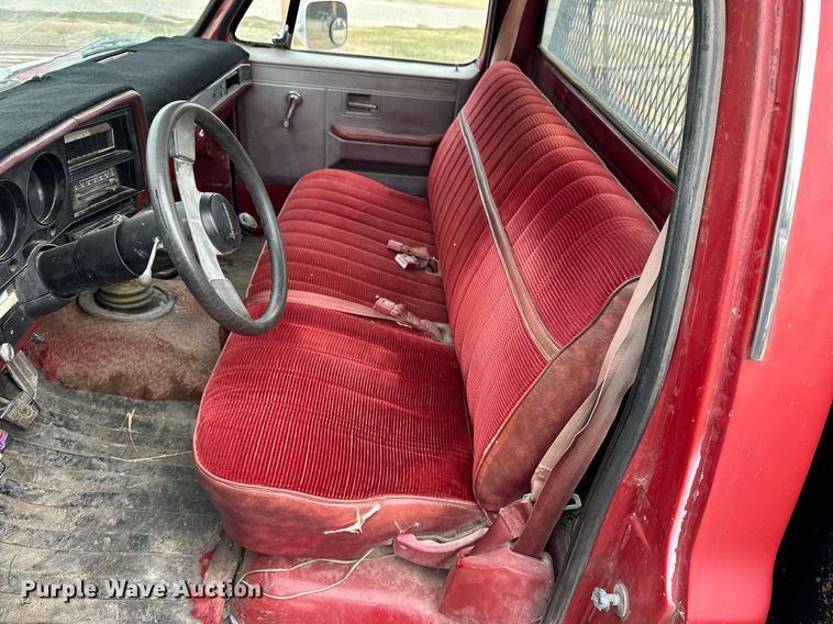 image for item OK9005 1982 Chevrolet C30 Custom Deluxe  flatbed pickup truck