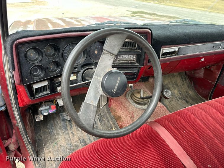 image for item OK9005 1982 Chevrolet C30 Custom Deluxe  flatbed pickup truck