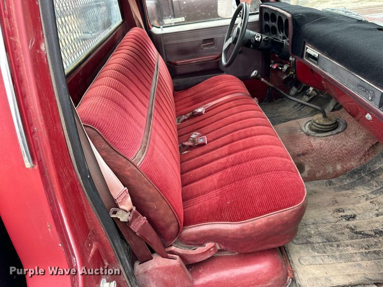 image for item OK9005 1982 Chevrolet C30 Custom Deluxe  flatbed pickup truck