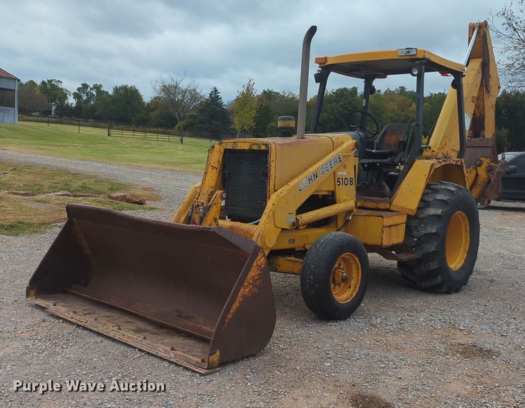 image for item OL9057 1983 John Deere 510B  backhoe
