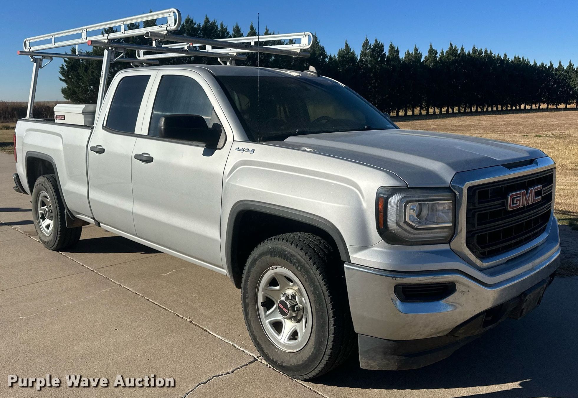 2016 GMC Sierra 1500 Double Cab pickup truck in Ulysses, KS Item IU9029 for sale Purple Wave