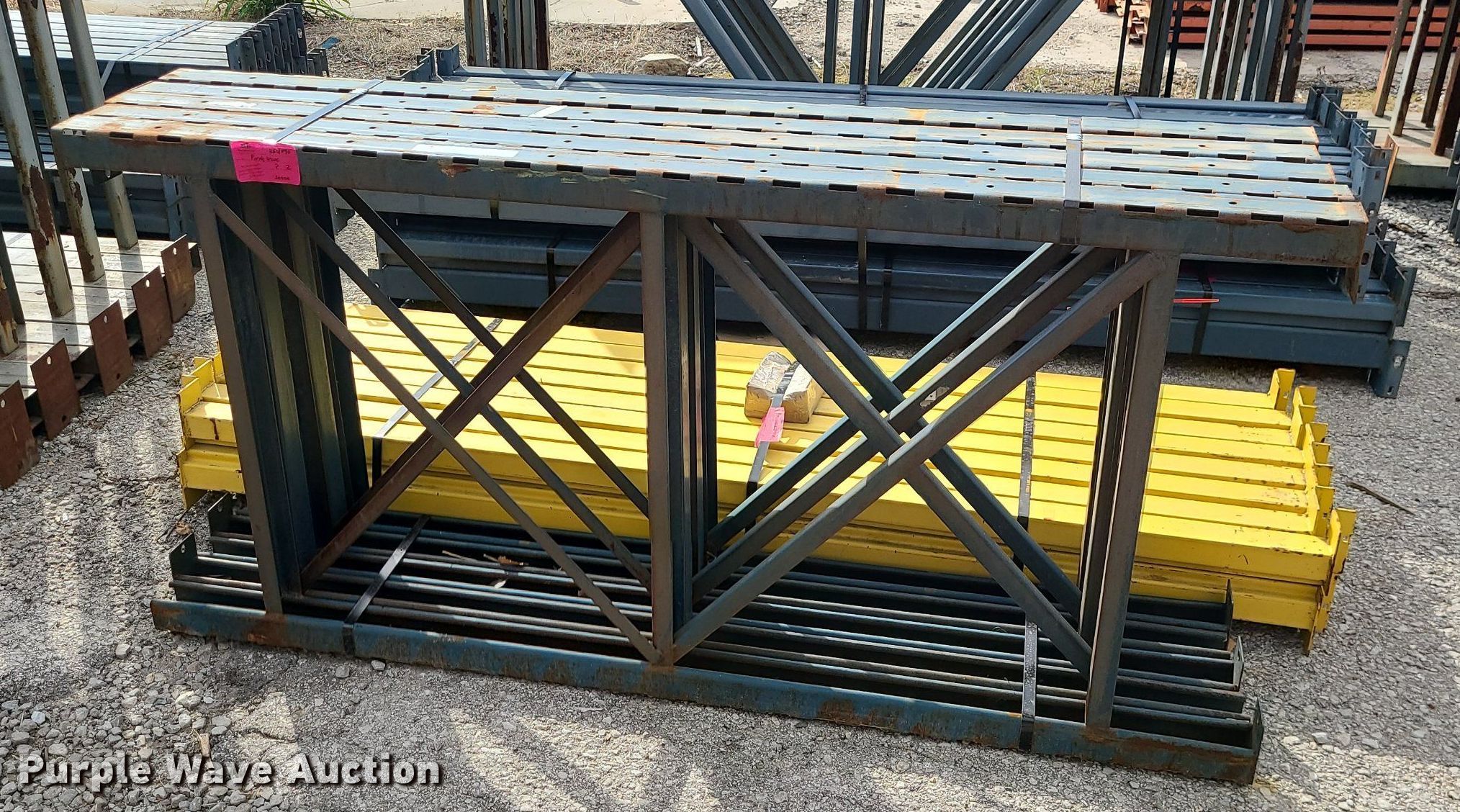 Pallet racking in Kansas City, MO Item MQ9558 for sale Purple Wave