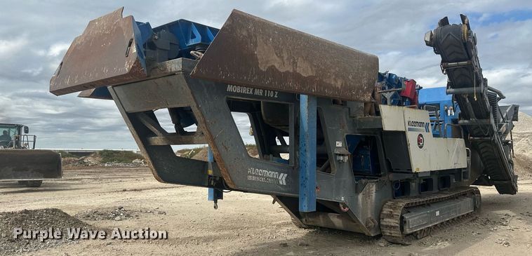 image for item DH1847 2010 Kleemann Mobirex MR110ZS EVO  crushing plant