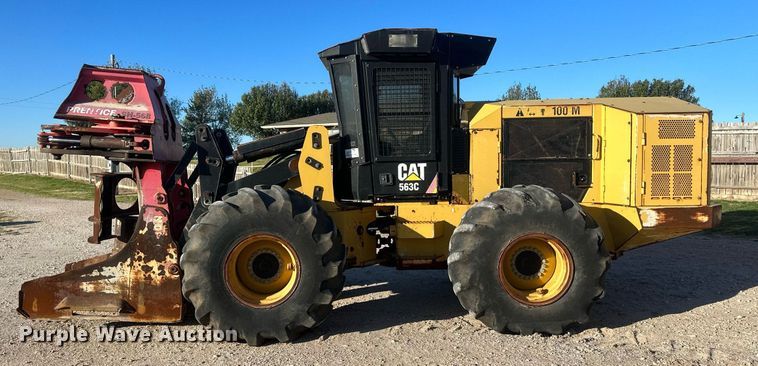 image for item DH1923 2012 Caterpillar 563C  feller buncher