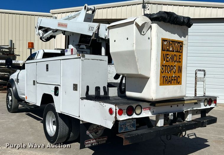 image for item DJ6351 2014 Dodge  Ram 5500HD bucket truck