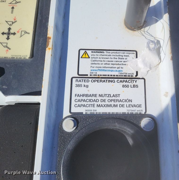 image for item DK1107 2020 Bobcat MT85  compact utility loader