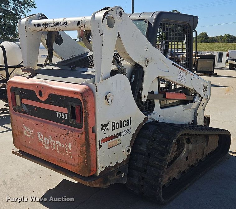 image for item DK1127 2012 Bobcat T750  tracked skid steer loader