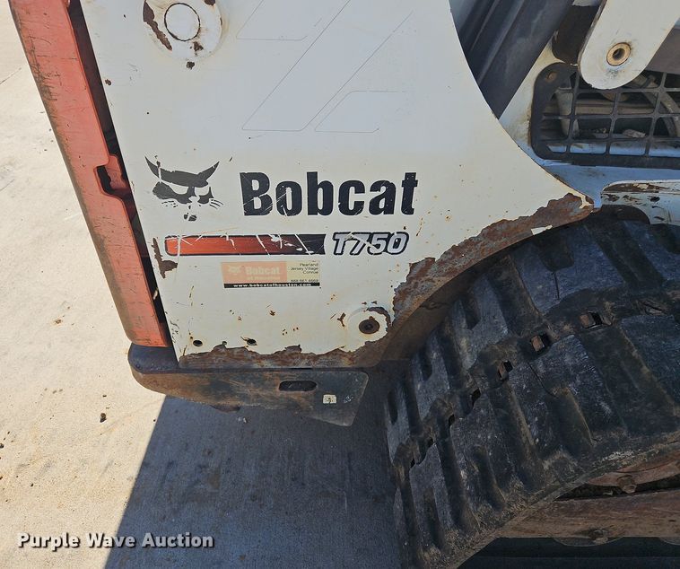 image for item DK1127 2012 Bobcat T750  tracked skid steer loader