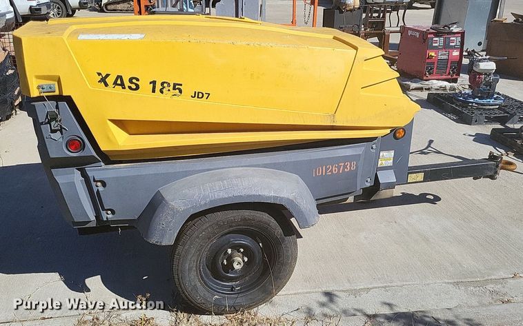 image for item DK1144 2013 Atlas Copco XAS 185 JD  air compressor