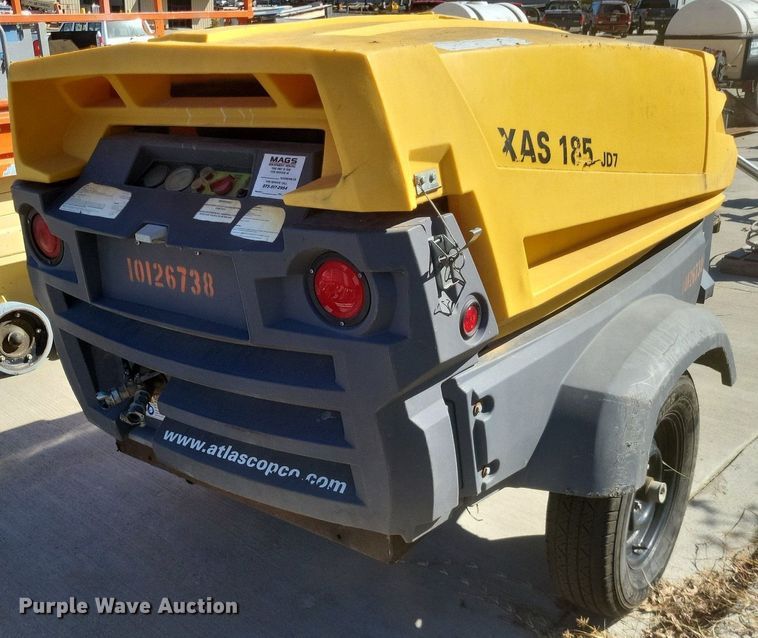 image for item DK1144 2013 Atlas Copco XAS 185 JD  air compressor