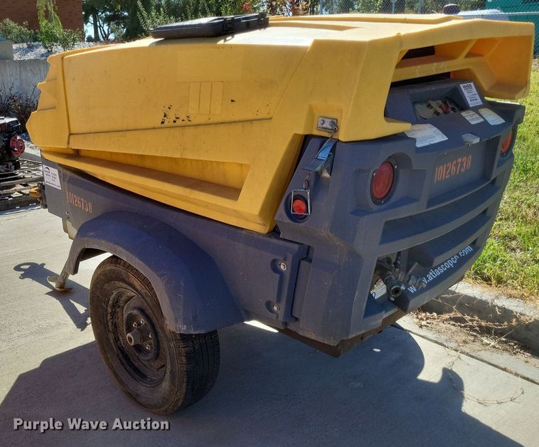 image for item DK1144 2013 Atlas Copco XAS 185 JD  air compressor