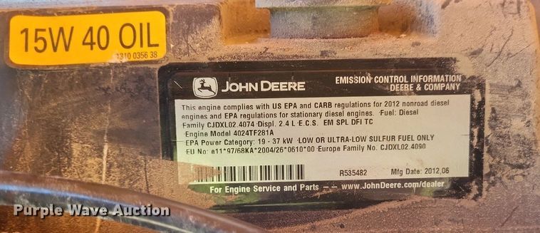 image for item DK1144 2013 Atlas Copco XAS 185 JD  air compressor