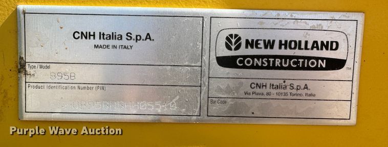 image for item DK2562 2012 New Holland B95B  backhoe