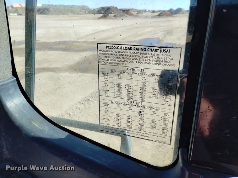 image for item DK8856 2006 Komatsu PC200LC-8  excavator