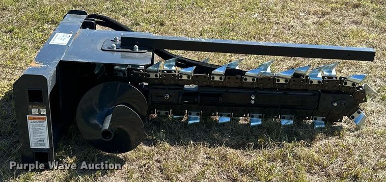 image for item DM6515 2023 Wolverine TCR-12-48H  skid steer trencher