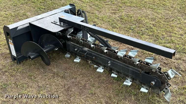 image for item DM6534 2023 Wolverine TCR-12-48H  skid steer trencher