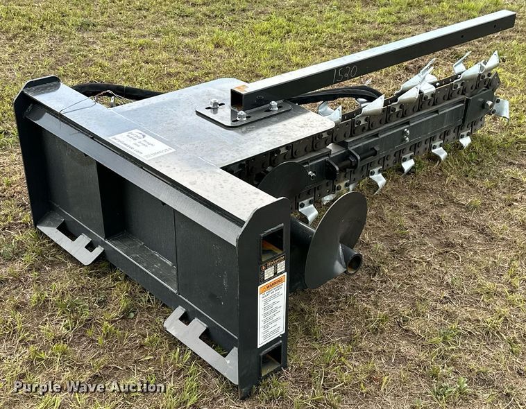 image for item DM6534 2023 Wolverine TCR-12-48H  skid steer trencher