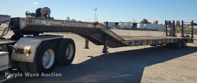 image for item DN4146 1998 Interstate 70PRC  drop deck equipment trailer