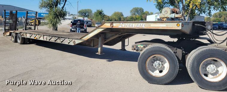 image for item DN4146 1998 Interstate 70PRC  drop deck equipment trailer