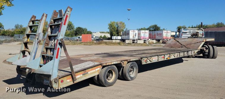 image for item DN4146 1998 Interstate 70PRC  drop deck equipment trailer