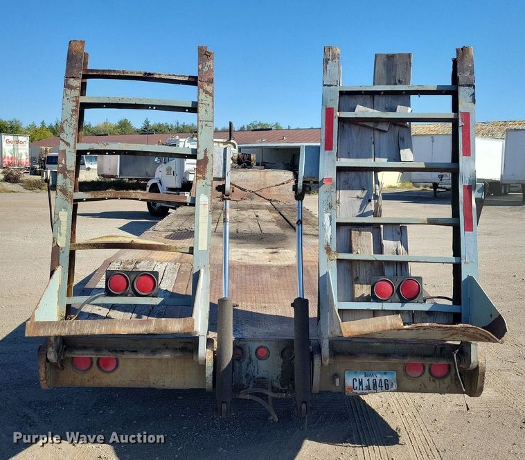 image for item DN4146 1998 Interstate 70PRC  drop deck equipment trailer