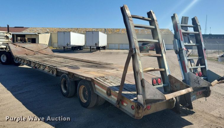 image for item DN4146 1998 Interstate 70PRC  drop deck equipment trailer