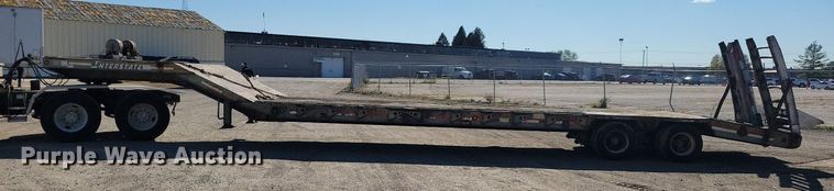 image for item DN4146 1998 Interstate 70PRC  drop deck equipment trailer