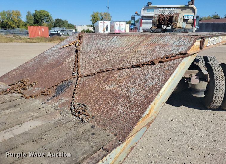 image for item DN4146 1998 Interstate 70PRC  drop deck equipment trailer