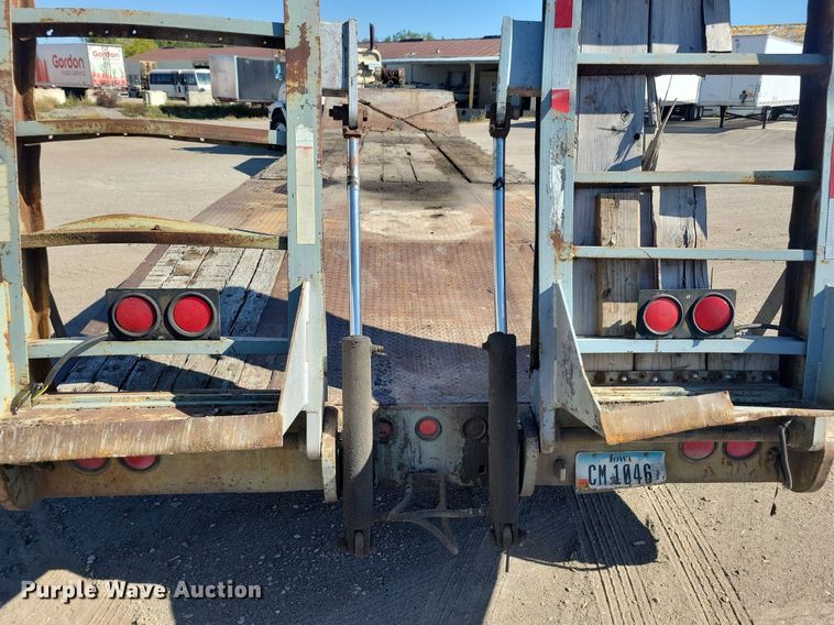 image for item DN4146 1998 Interstate 70PRC  drop deck equipment trailer