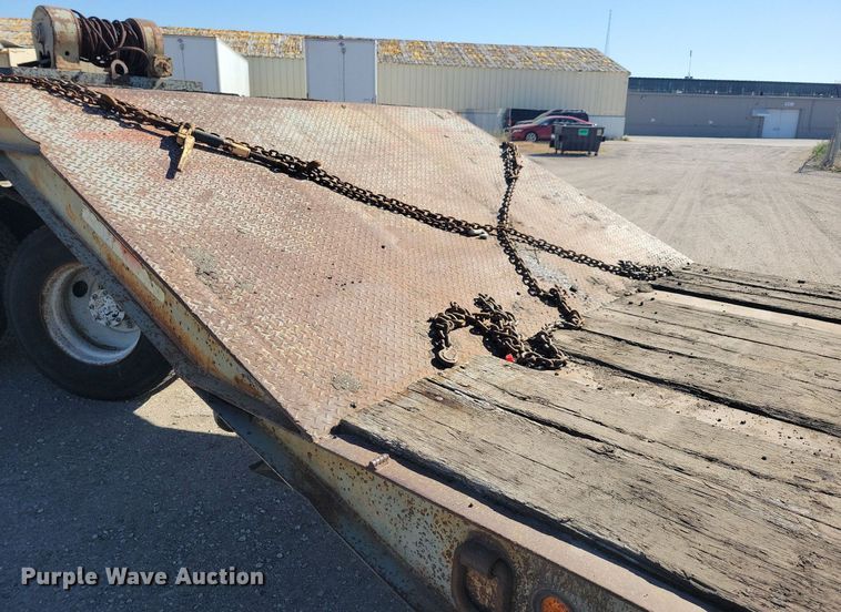 image for item DN4146 1998 Interstate 70PRC  drop deck equipment trailer