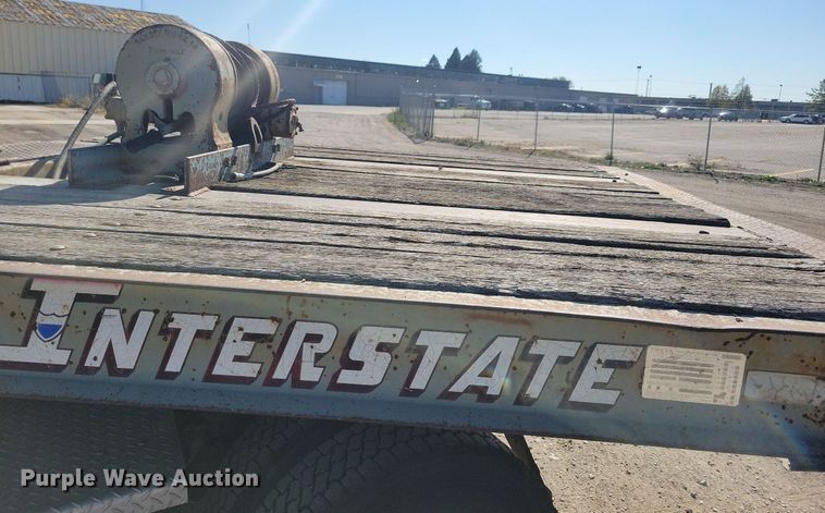 image for item DN4146 1998 Interstate 70PRC  drop deck equipment trailer