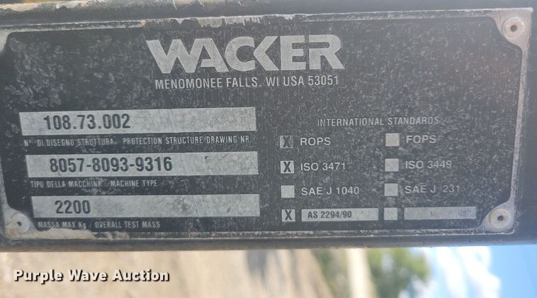 image for item DN4149 2004 Wacker RD15  double drum vibratory roller