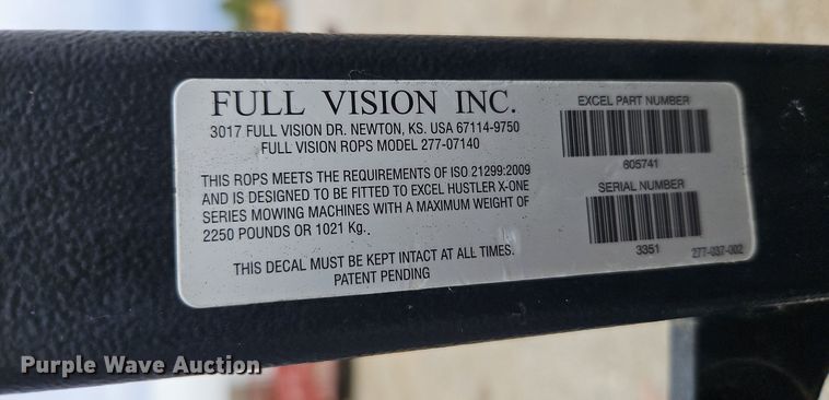 image for item DP2494 Hustler X-One  ZTR lawn mower