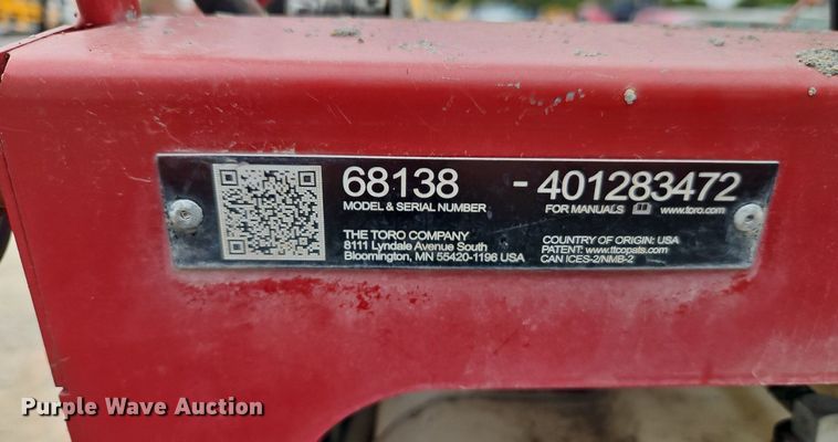 image for item DP2497 Toro MBTX-250 power buggy