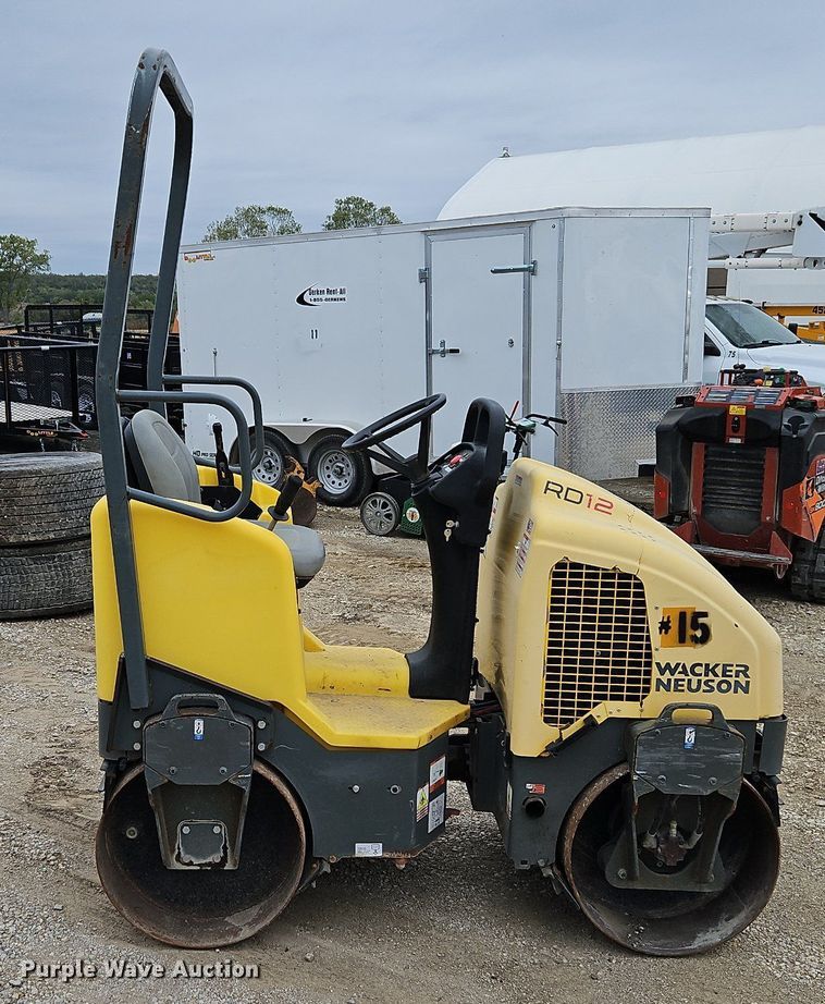 image for item DP2498 Wacker Neuson RD12  double drum vibratory roller