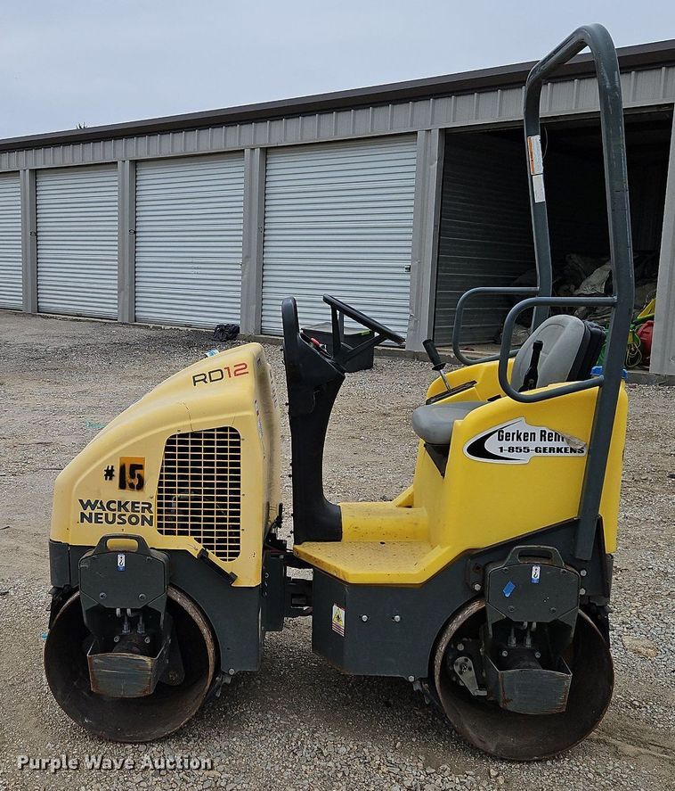 image for item DP2498 Wacker Neuson RD12  double drum vibratory roller