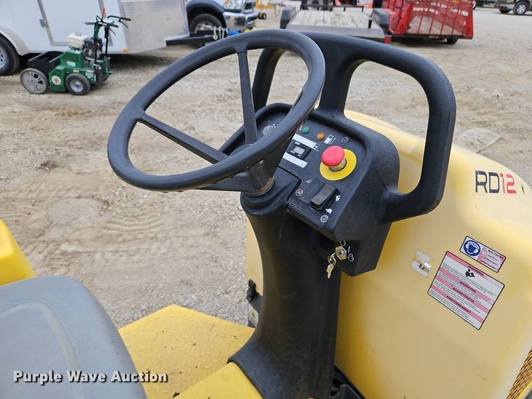 image for item DP2498 Wacker Neuson RD12  double drum vibratory roller