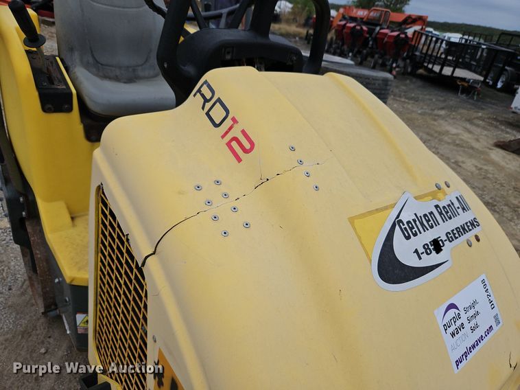 image for item DP2498 Wacker Neuson RD12  double drum vibratory roller