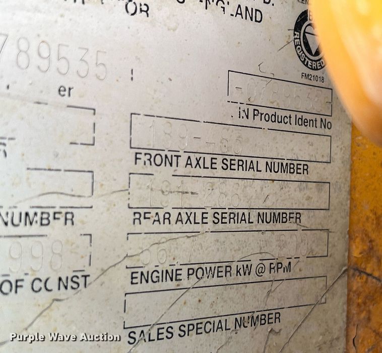 image for item DQ0968 1998 JCB 520  telehandler