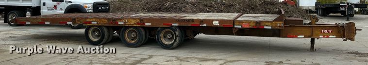 image for item DQ1003 2001 Load King 253TT  tilt deck equipment trailer