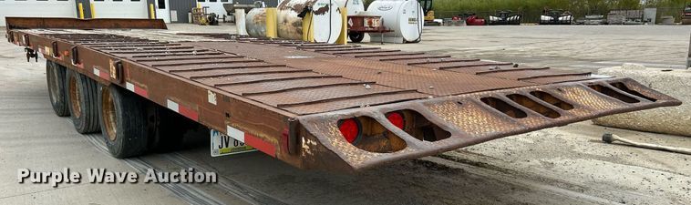 image for item DQ1003 2001 Load King 253TT  tilt deck equipment trailer