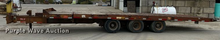 image for item DQ1003 2001 Load King 253TT  tilt deck equipment trailer