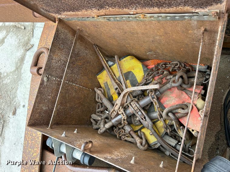 image for item DQ1003 2001 Load King 253TT  tilt deck equipment trailer