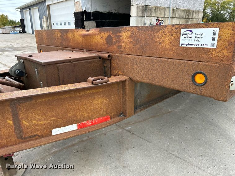 image for item DQ1003 2001 Load King 253TT  tilt deck equipment trailer