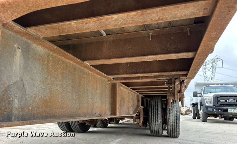 image for item DQ1003 2001 Load King 253TT  tilt deck equipment trailer