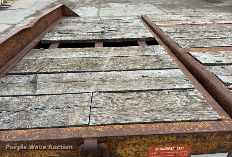 image for item DQ1003 2001 Load King 253TT  tilt deck equipment trailer